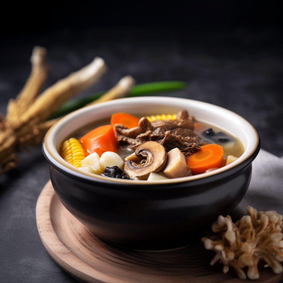 野生羊肚菌石斛煲瘦肉 (2人份)